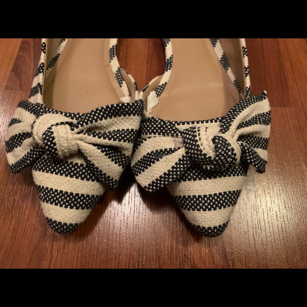 A New Day navy striped shoes